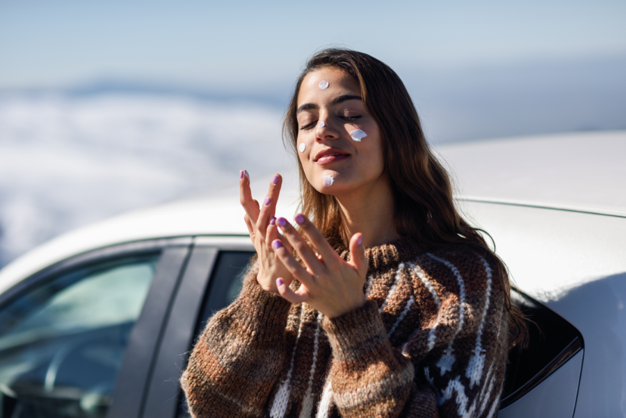 Winter Skincare Mistakes-Skipping Sunscreen Just Because It’s Cold Out
