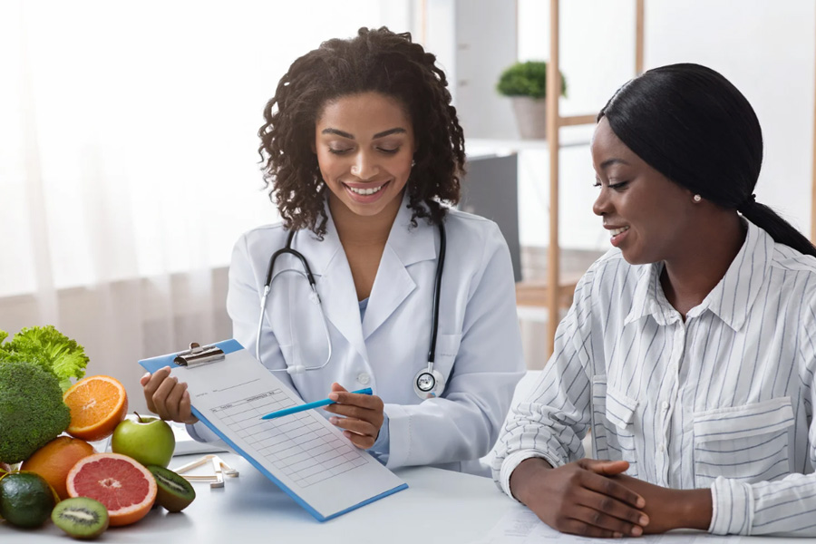 Client beginning personalized weight loss plan as part of Wellness and Other Treatments Hilton Head program