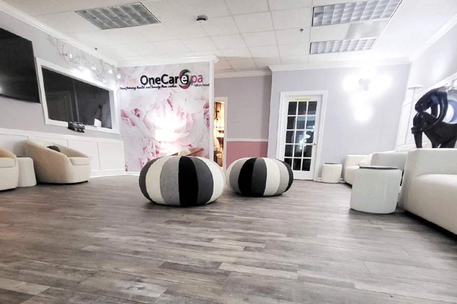 Lobby of OneCareSpa Medical Spa in Hilton Head SC