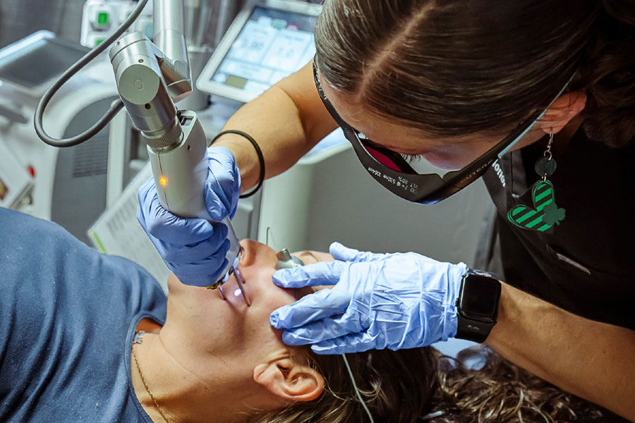Laser skin tightening treatment in Hilton Head SC