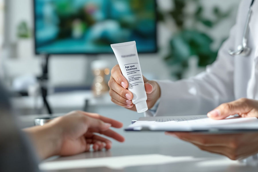 Prescription creams for gradual age spot removal Hilton Head