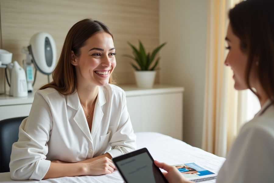 Combination skin laxity treatment consultation Hilton Head