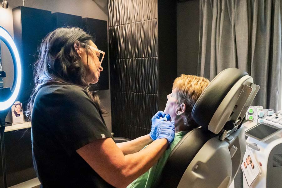 Board-certified provider consultation for Injectables and Fillers Hilton Head at medical spa
