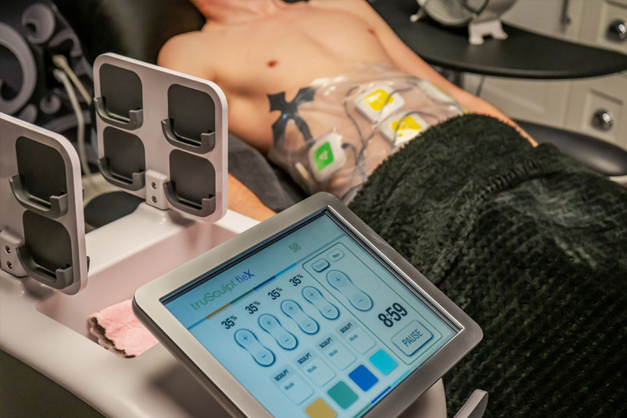 non invasive body sculpting treatment Hilton Head abdomen contouring

